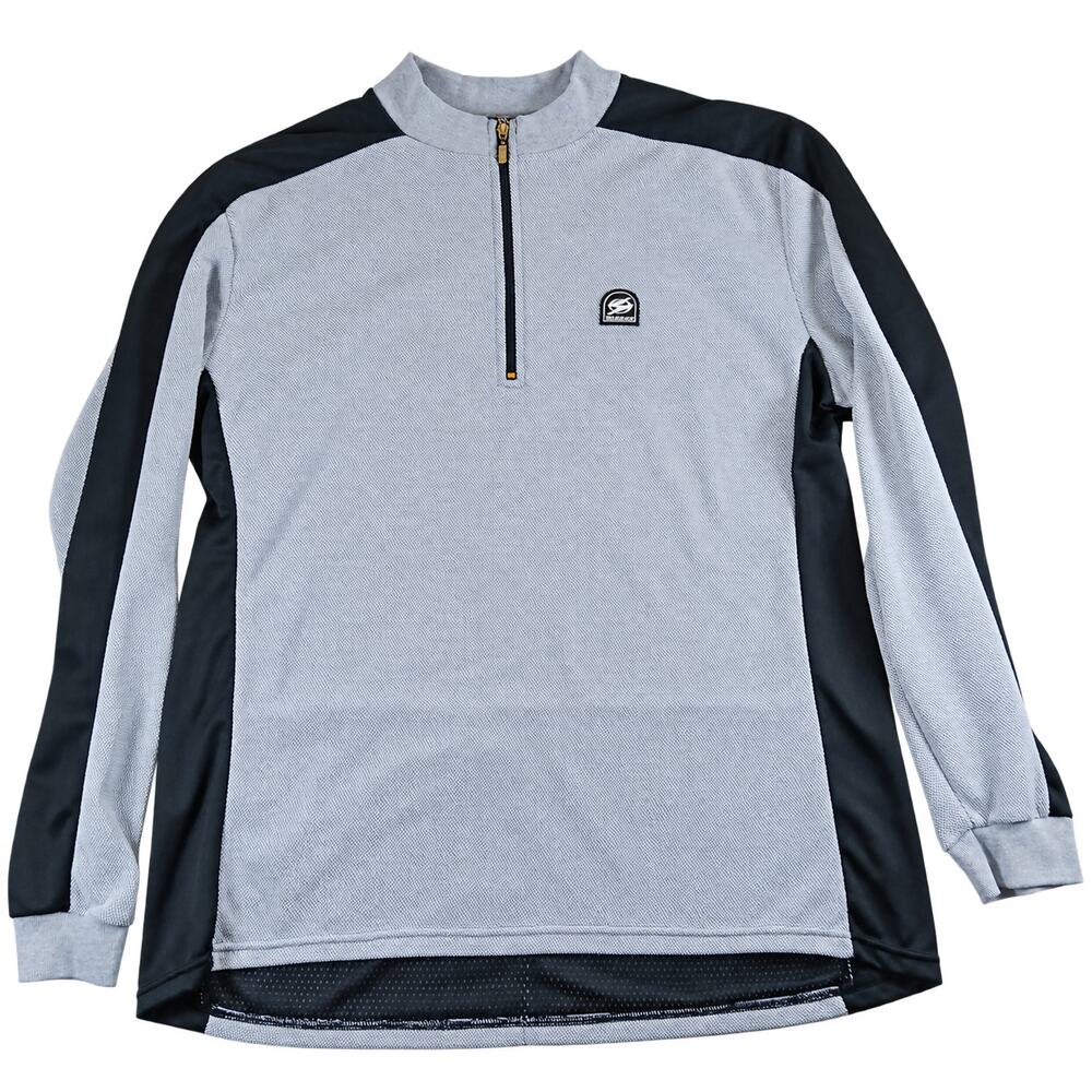 Vintage Y2K Sugoi Coretech Men’s XL Quarter Zip Cycling Jersey Made in Canada